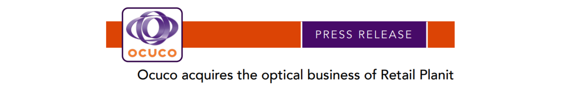 Ocuco Acquires the Optical Business of Retail Planit